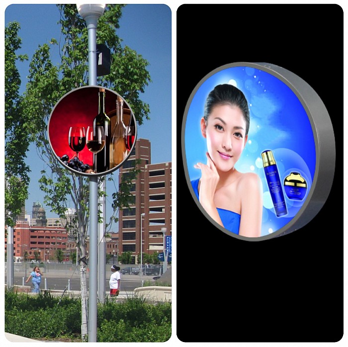 Round LED screens
