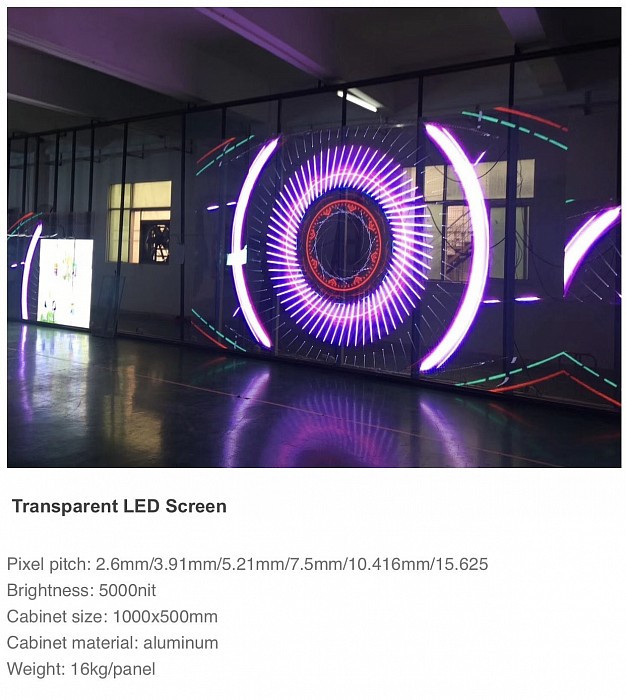 Transparent LED Video Screen