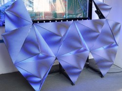 Triangular DJ booth 