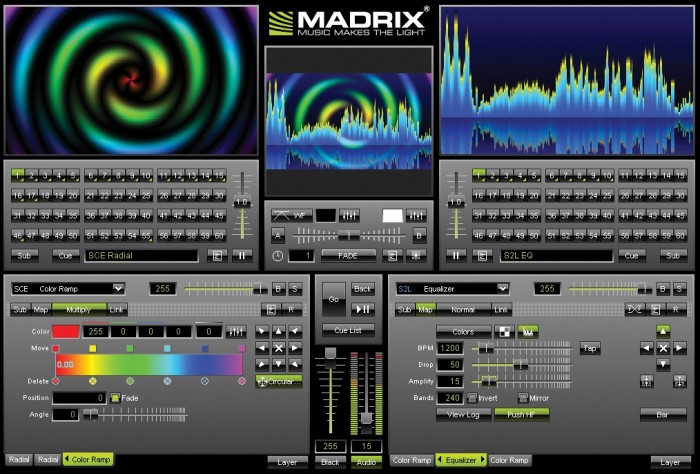 Madrix control window