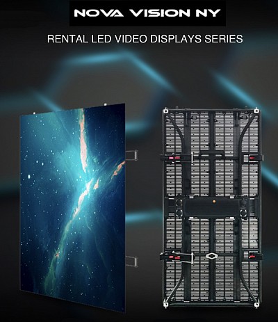 Indoor / Outdoor Rental LED Video Display, Curve Lock, 1000x500mm