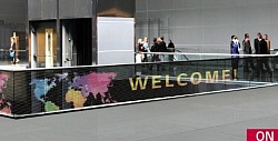 Invisible LED Film Display P20 - Welcome area