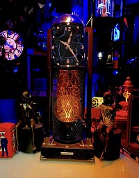 “TOWER” Steampunk style LED Video clock / lamp