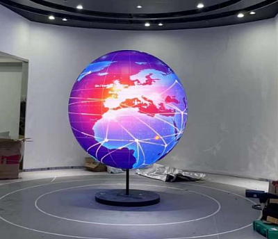 P2 1.5m diamter LED sphere display