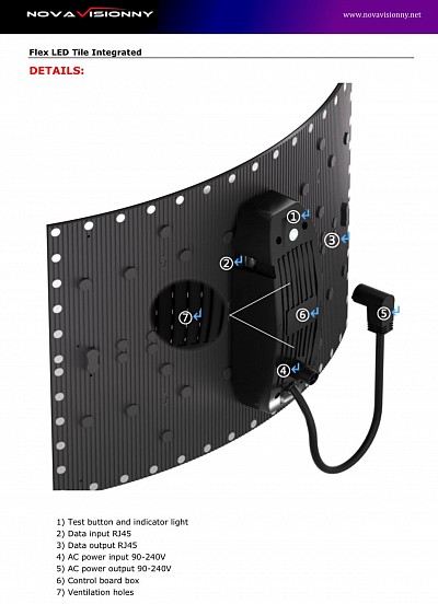 Flex LED Tile Integrated