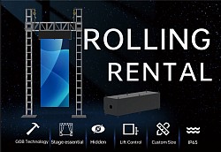 Rolling Rental LED video display